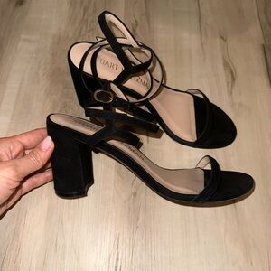 STUART WEITZMAN strappy block heel